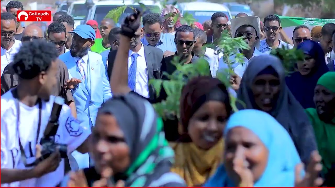 Guddoomiyaha cusub ee degmada Qoryaale oo maanta xilka kala wareegay guddoomiyihii hore.