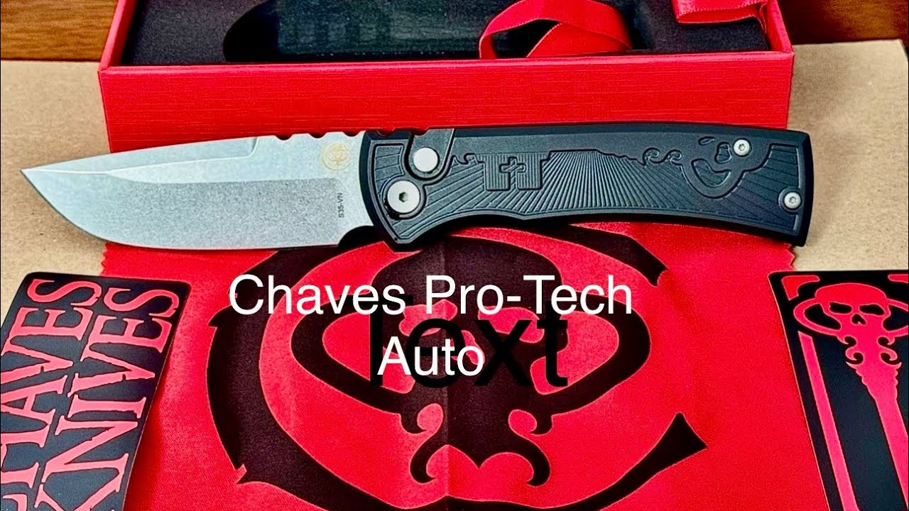 @ChavesKnives  & Pro-Tech USA made auto.  Great collab between two great companies. 