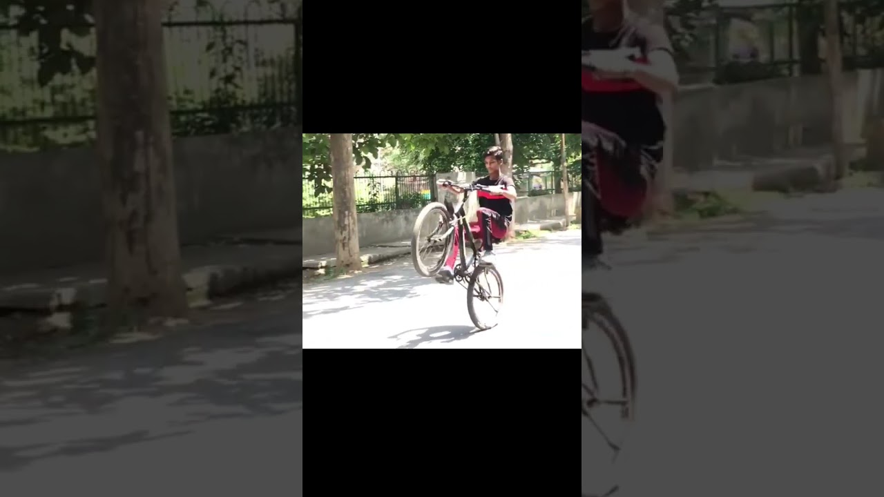 stunting area 1wheel wheelie          