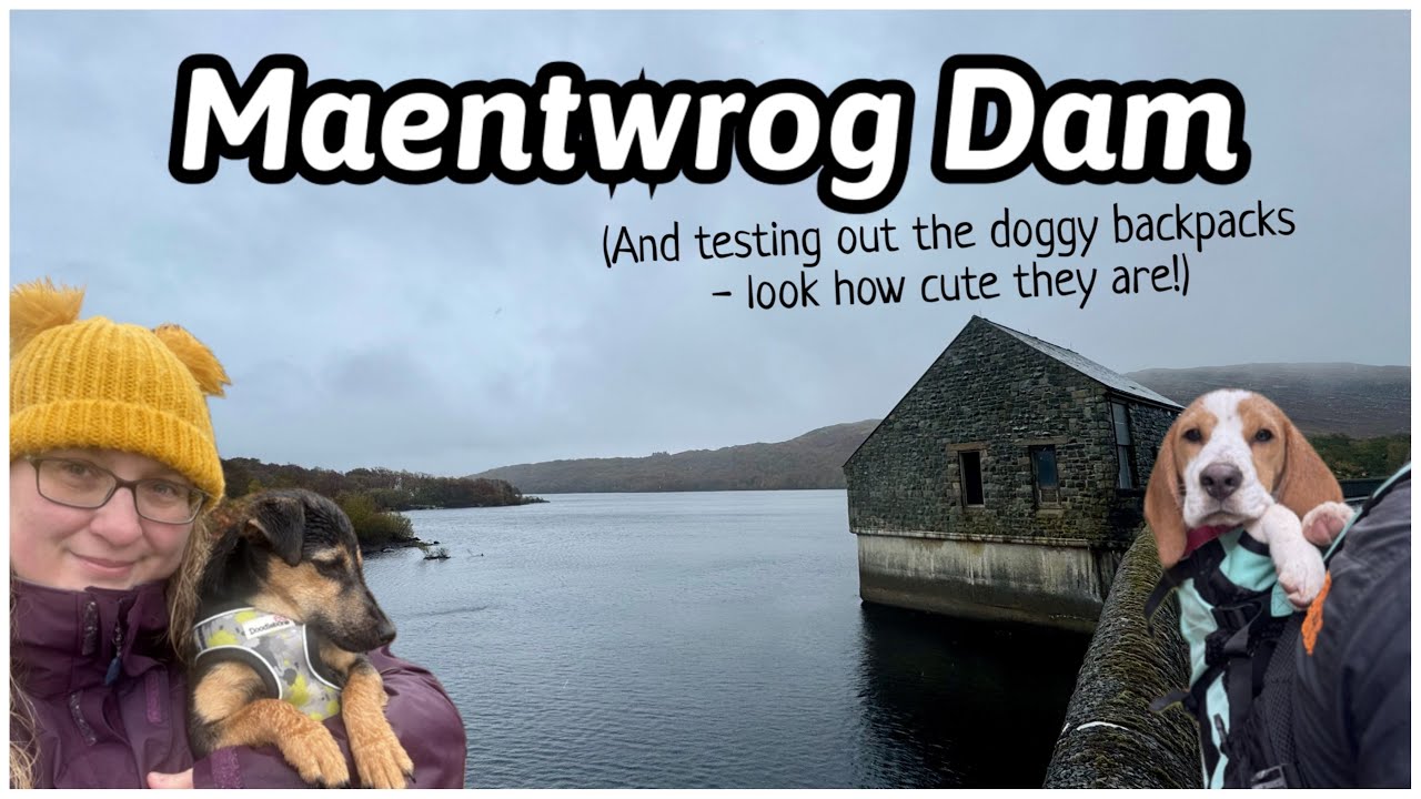 Maentwrog Dam - during Storm Benjamin