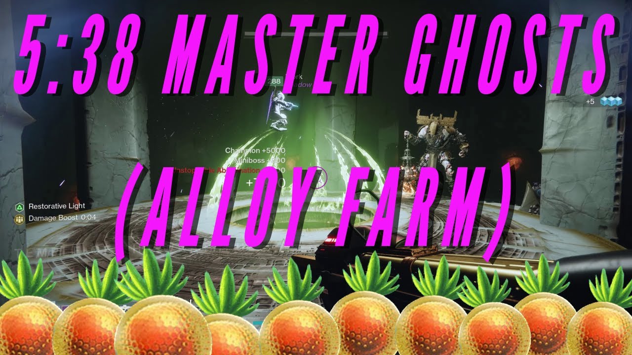 Destiny 2: 5:38 Master Ghosts (Fast Ascendant Alloy Farm)