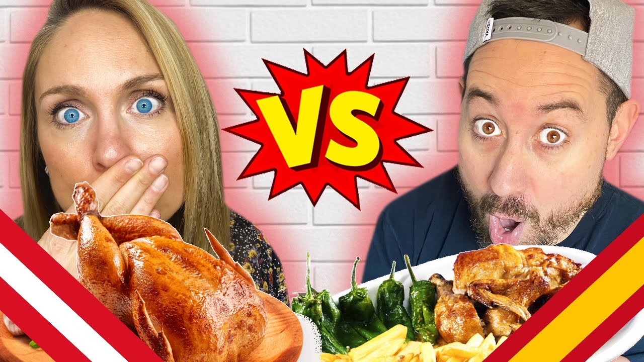 POLLO a la BRASA PERUANO 🇵🇪 vs POLLO ASADO ESPAÑOL 🇪🇸 ¿quien ganara?