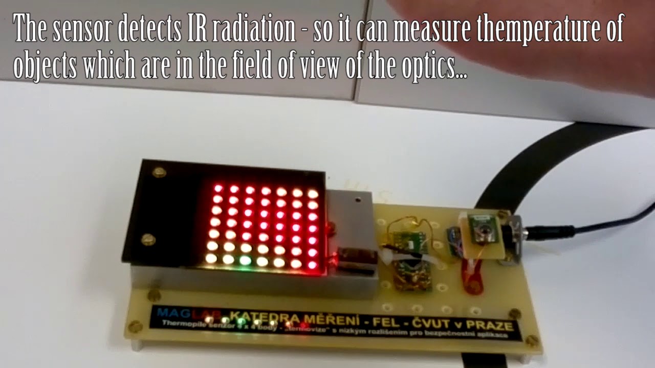 Thermopile sensor demo
