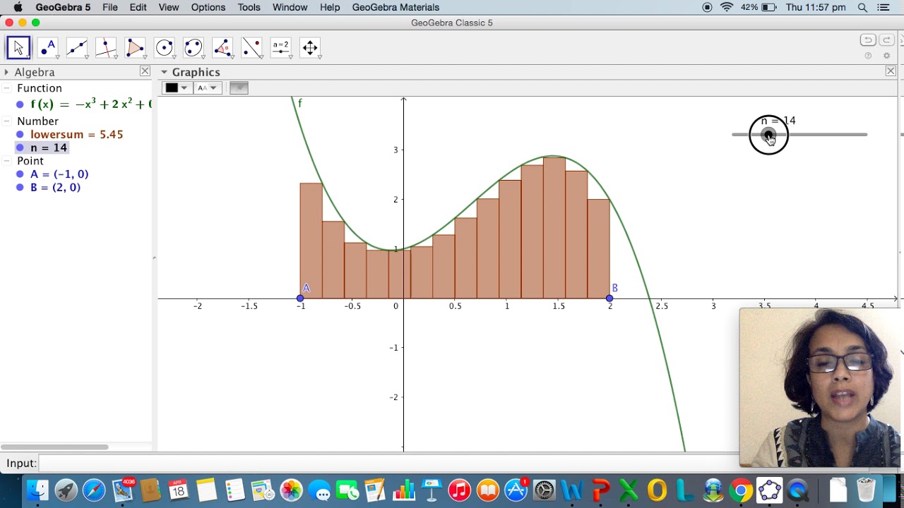 Teaching Calculus using GeoGebra Definite Integral Jonaki Ghosh