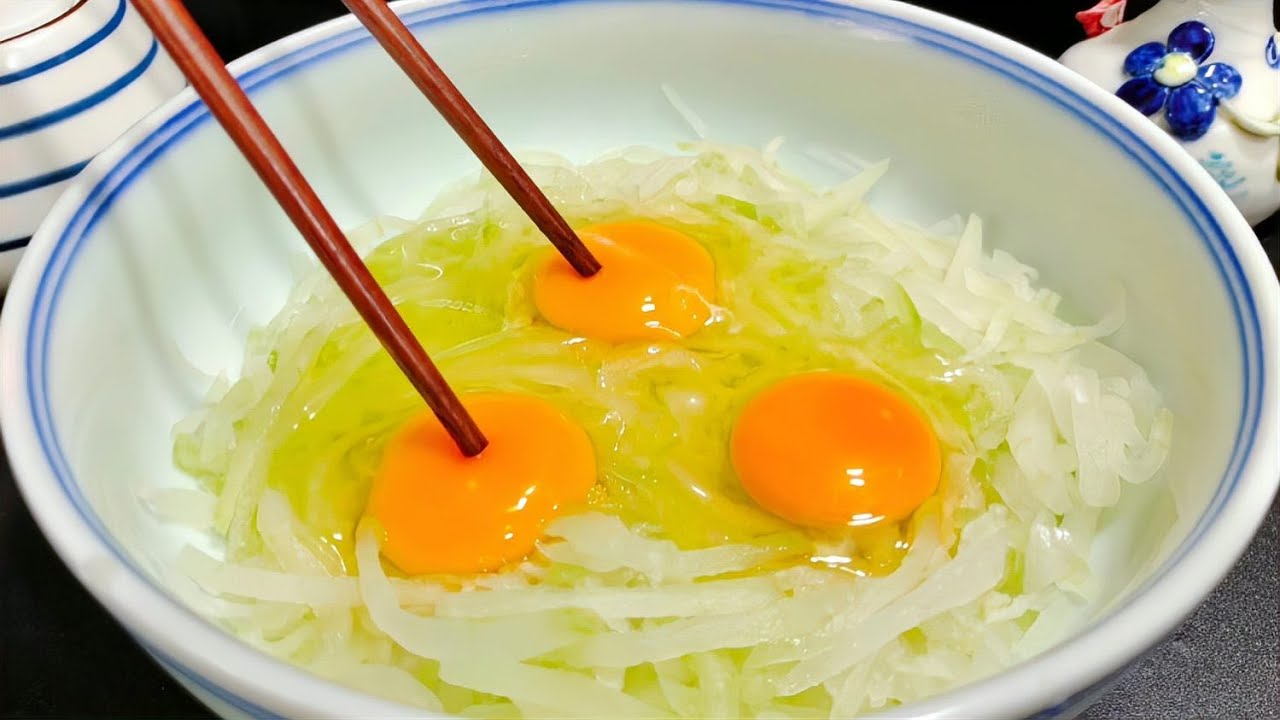 冬瓜切絲打入雞蛋，教你一個夏日超好吃的菜！孩子一口就愛上 #美食 #做飯 #中餐 #家常菜 #菜譜