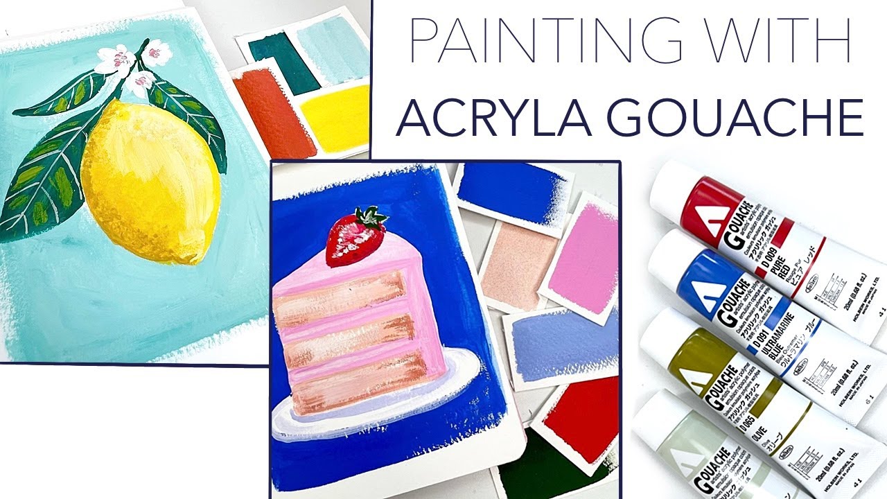 Painting With Holbein Acryla Gouache