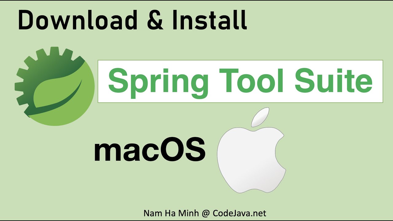 Download and Install Spring Tool Suite on macOS (Spring Tools 4 for Eclipse)