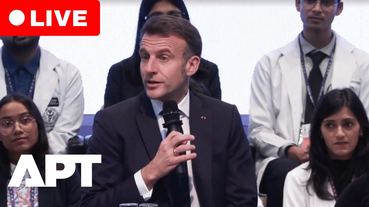 LIVE: French President Macron Meets Indian Students & Scientists in New Delhi on Future Cooperation