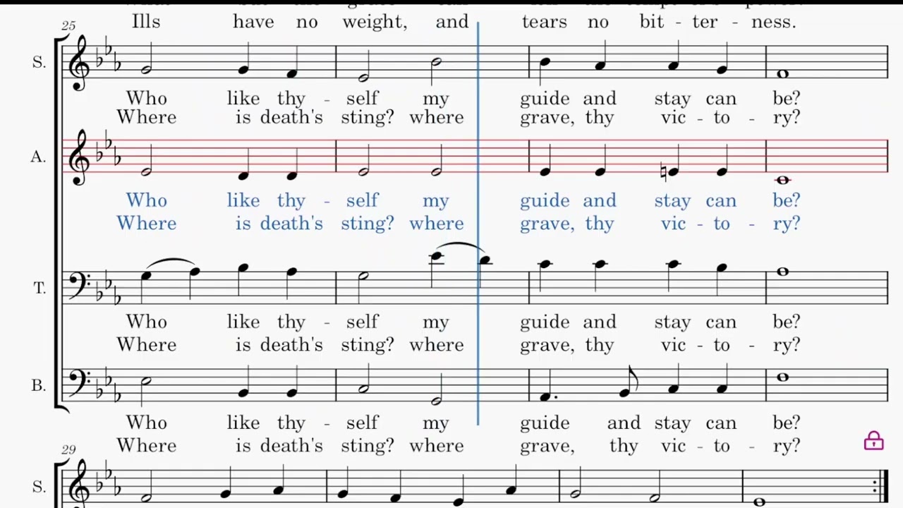 Abide With Me ALTO
