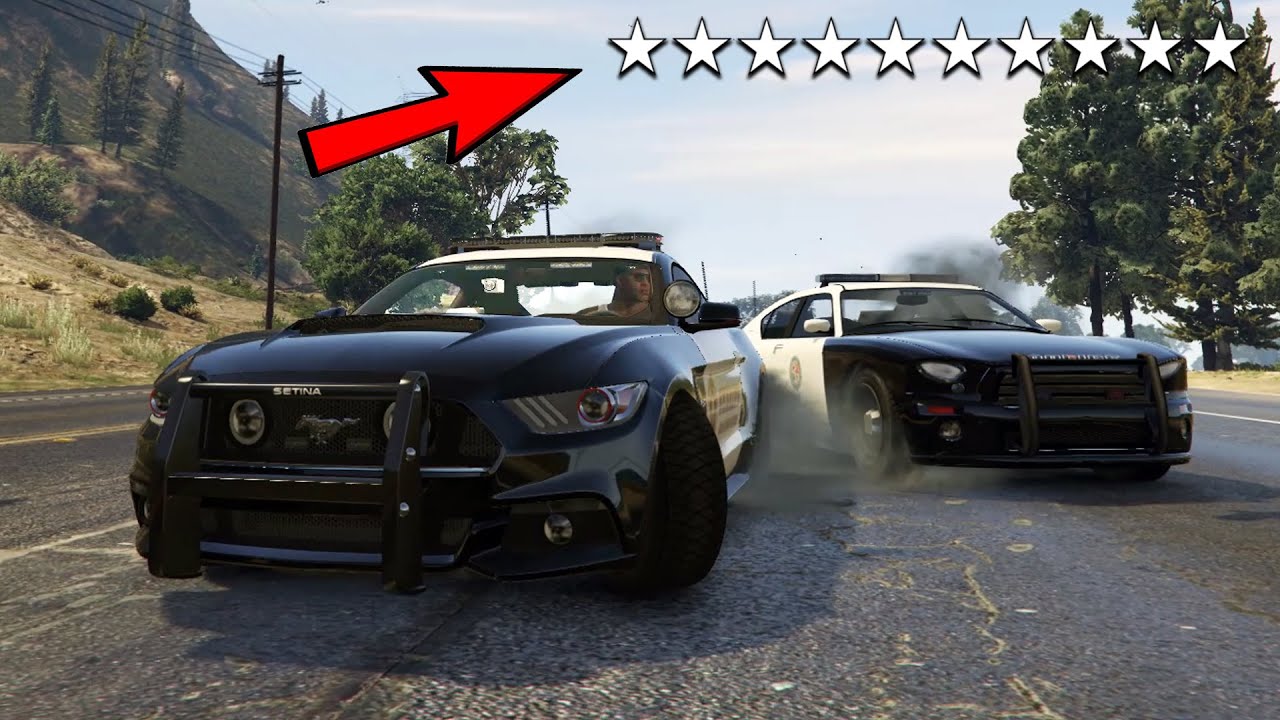 Gta5 : Why franklin Stole police car in GtaV