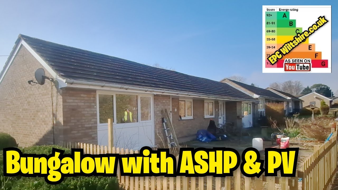 EPC on a Bungalow with Air Source Heat Pump & Solar PV | Roof Coverage Calculation