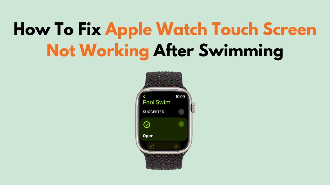 Исправление проблемы с сенсорным экраном Apple Watch после плавания: блокировка воды, высыхание и...