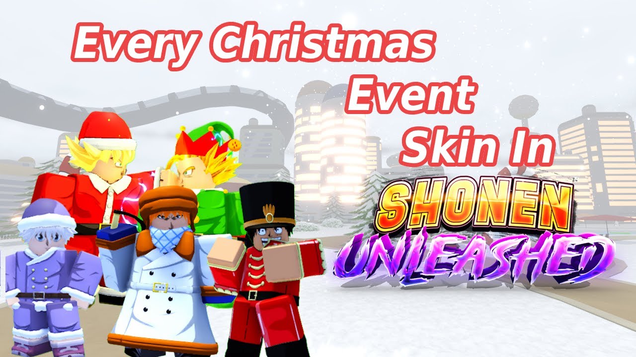 Every Christmas Skin in SU Update 9 | Shonen Unleashed