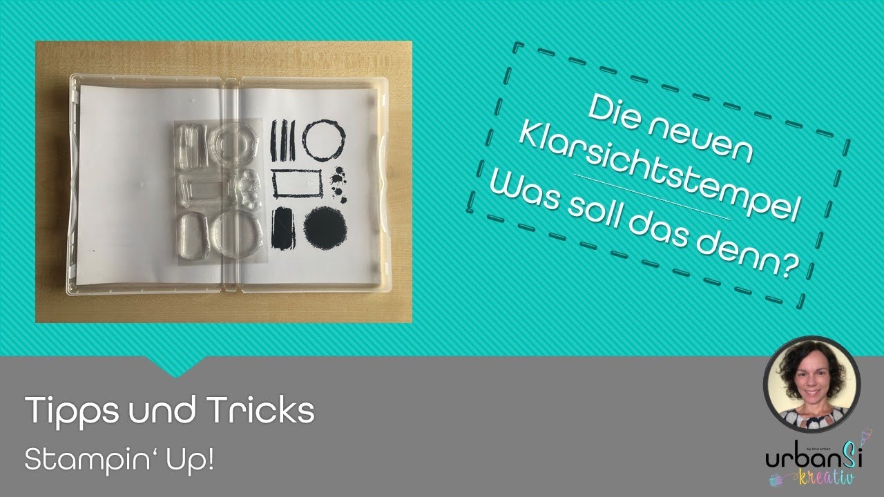 Die neuen Klarsichtstempel von Stampin' Up! - Folie ohne Aufdruck - Tipp