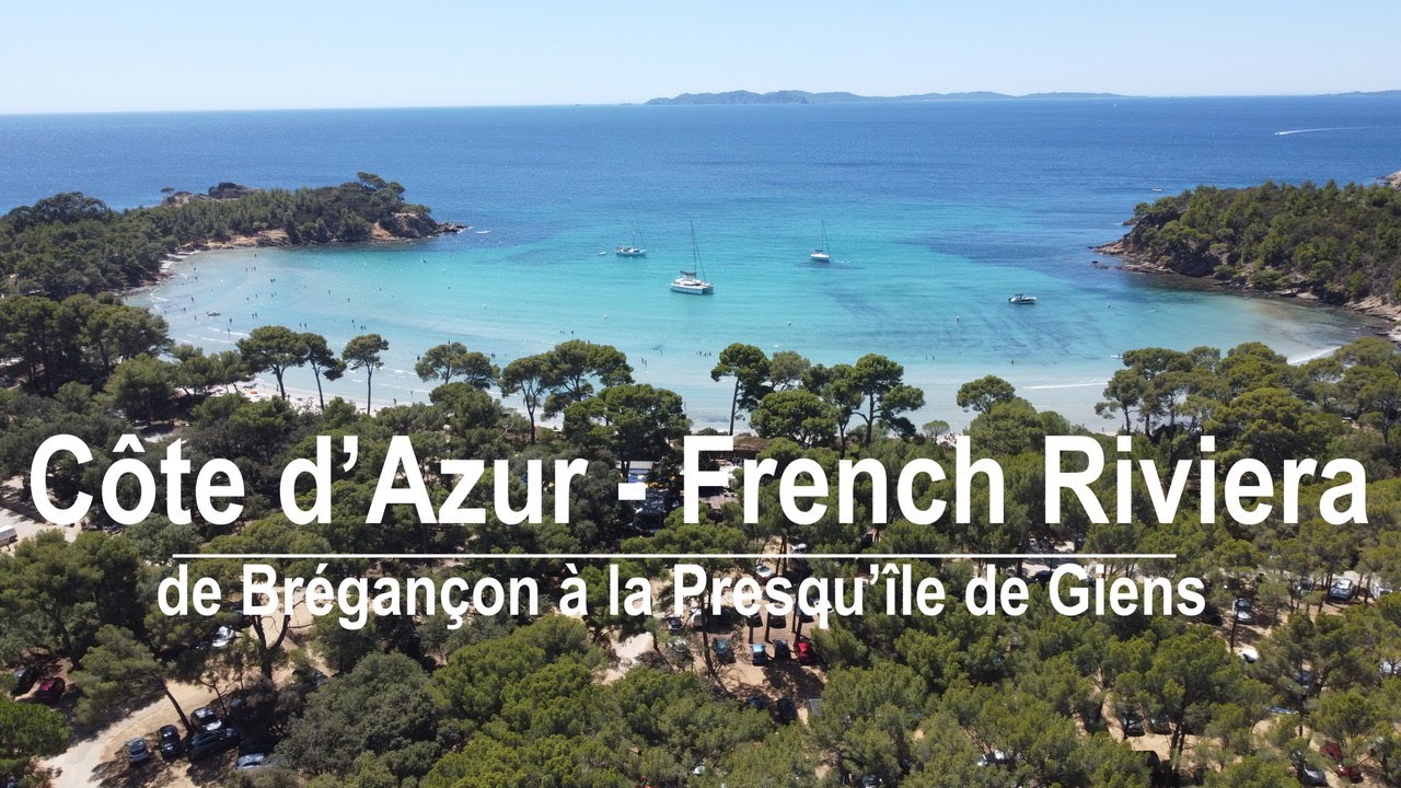 Côte d'Azur 🇫🇷 de Brégançon à la Presqu'île de Giens, Aout 2023 (drone DJI Mini 2)