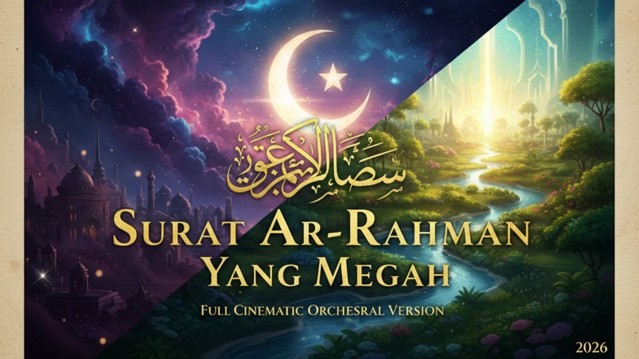 Surat Ar-Rahman "Sang Pengantin Al-Qur'an" – Full Cinematic Orchestral (Ayat 1-78)