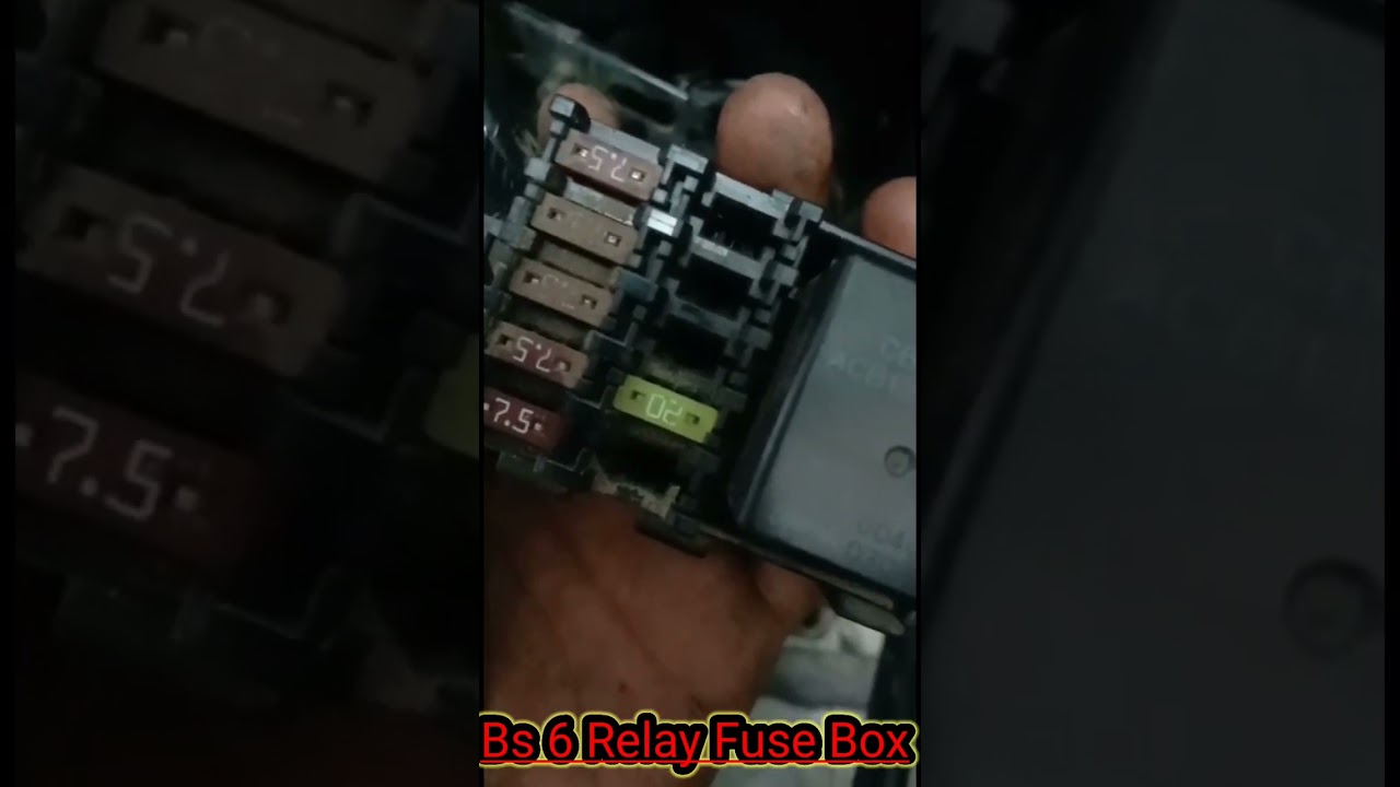 Bs6 fuse box & starting relay #shorts #viral #bike
