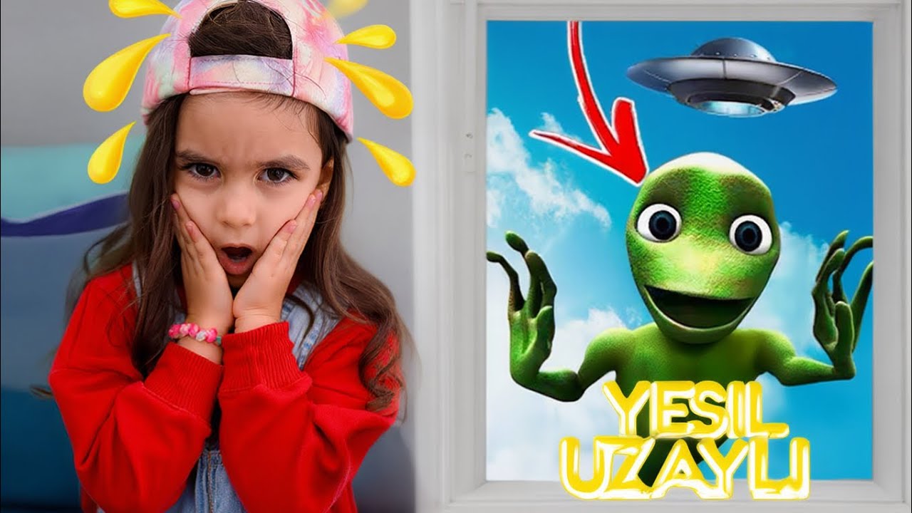 YEŞİL UZAYLI EVİMİZDE ⁉️ YEŞİL UZAYLI ALMİLA ARDEN  ŞİMDİ NAPICAZ ⁉️