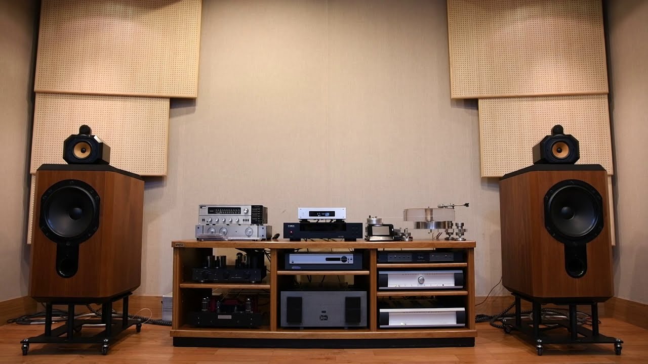 B&W Matrix 801 with Stand Sound1