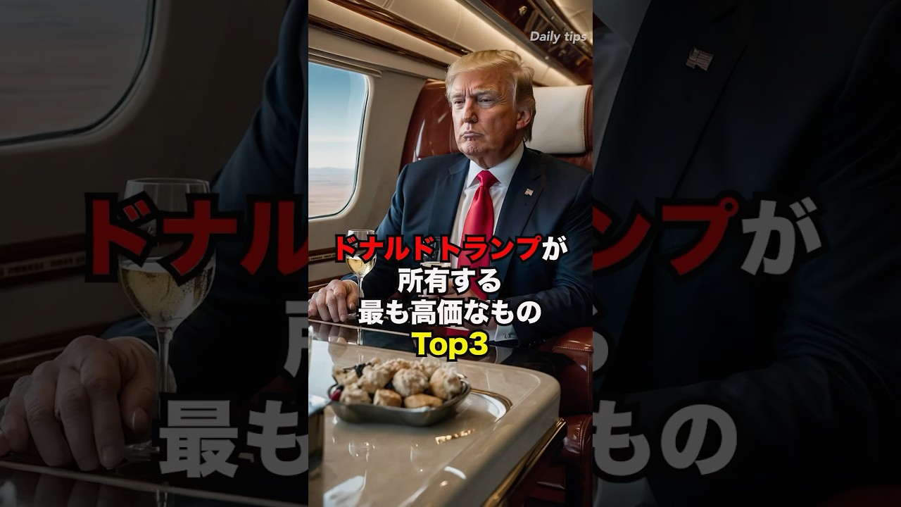 ドナルドトランプが所有する最も高価なものTop3#雑学 #雑学豆知識 #知識 #やばい