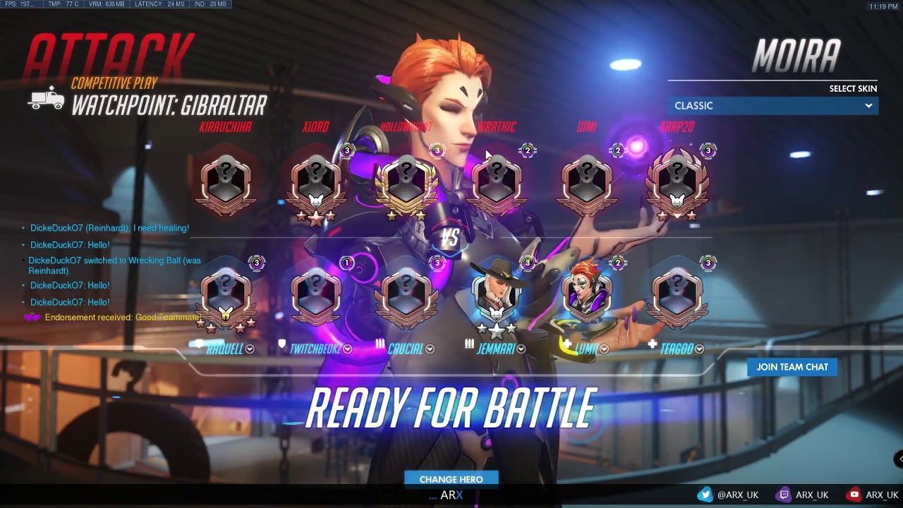 Unranked to Top 500 - Moira (Part 1 - Unranked to Diamond)