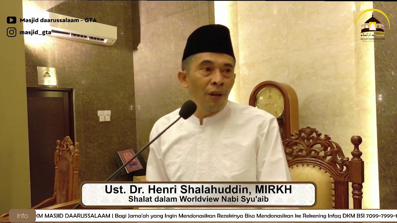 CeramahTarawih 19 Ramadhan 1447 H | Nabi Syu'aib AS| Ust. Dr. Henri Shalahuddin, MIRKH