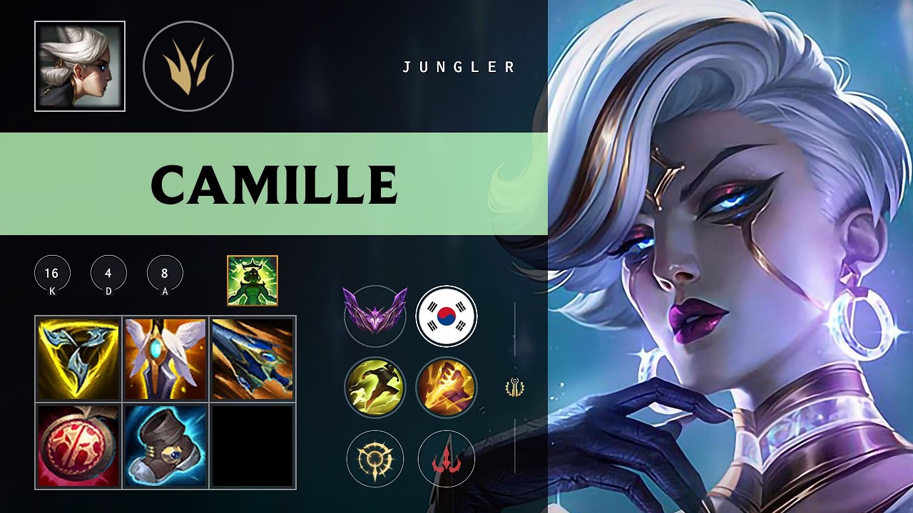 Camille Jungle vs Lee Sin - KR Master Patch 26.10
