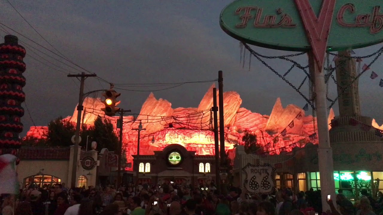 Cars Land Haul-O-Ween Lighting Ceremony - Disney California Adventure