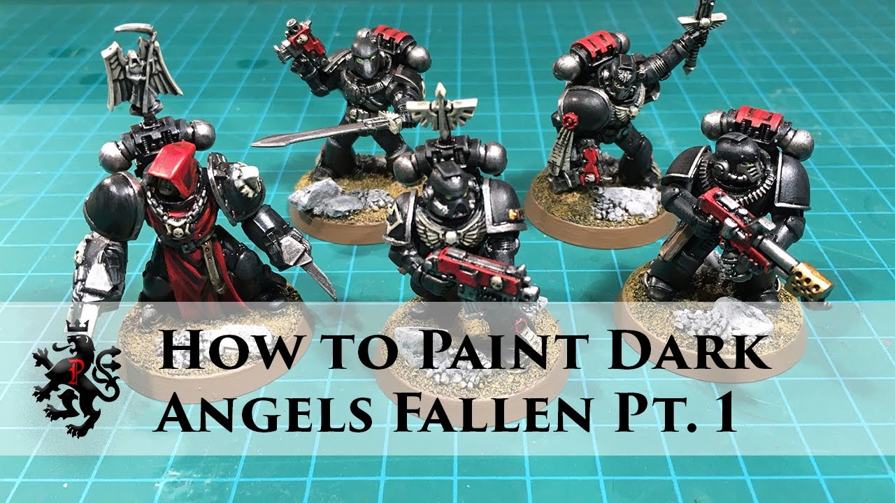 How to Paint Dark Angels Fallen Pt. 1 - Power Armor