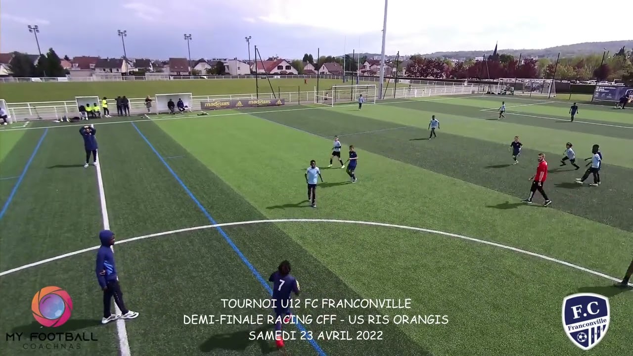 SAMEDI 23 AVRIL TOURNOI FC FRANCONVILLE U12 DEMI FINALE RACING CFF -  US RIS ORANGIS