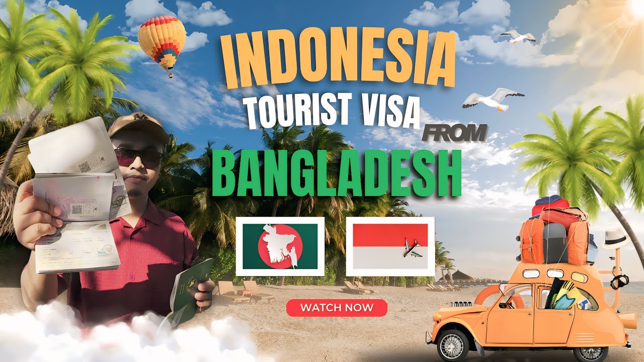 বাংলাদেশ থেকে ইন্দোনেশিয়া Visit ভিসা প্রসেস | Step by Step Indonesia Travel Guide 2025