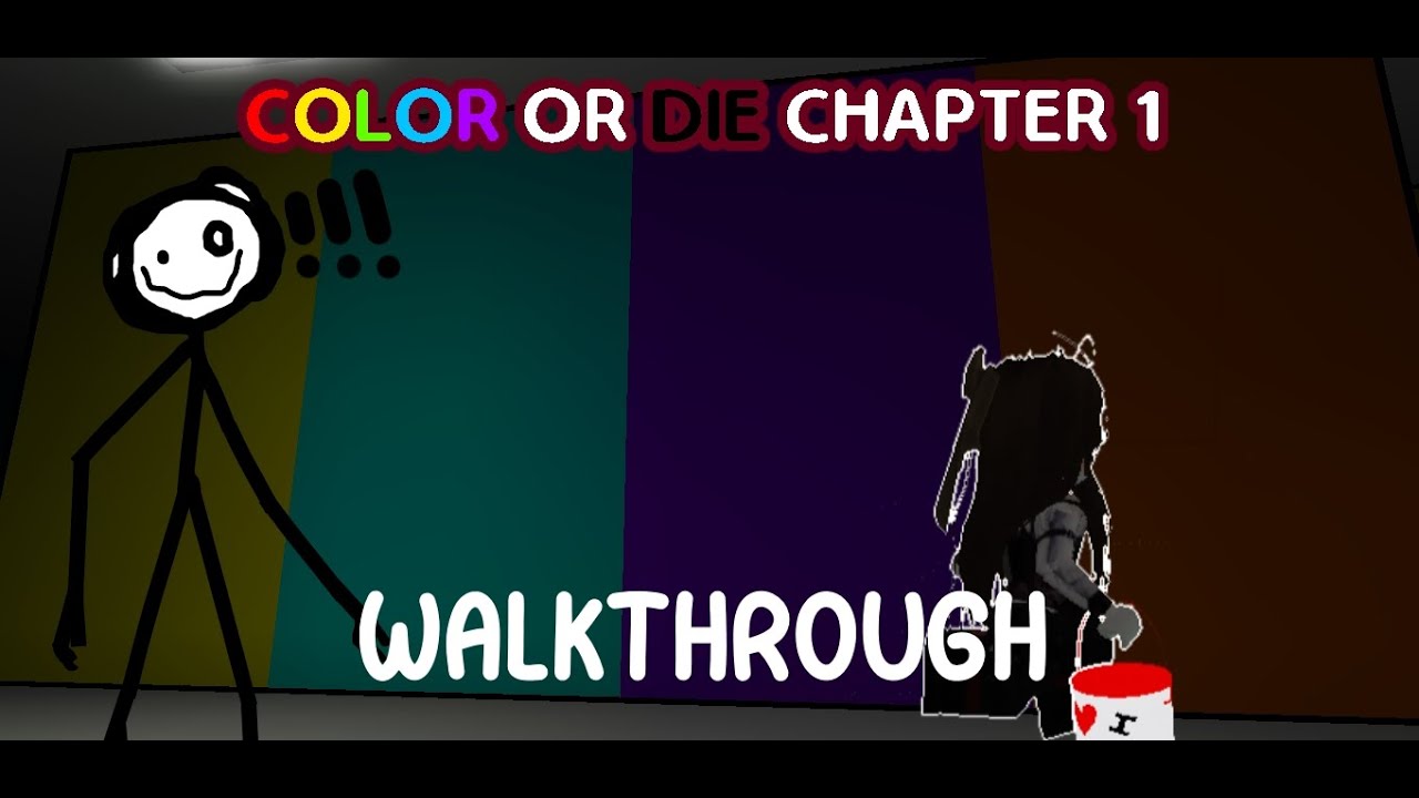 Color or die Chapter 1 Walkthrough + no damage