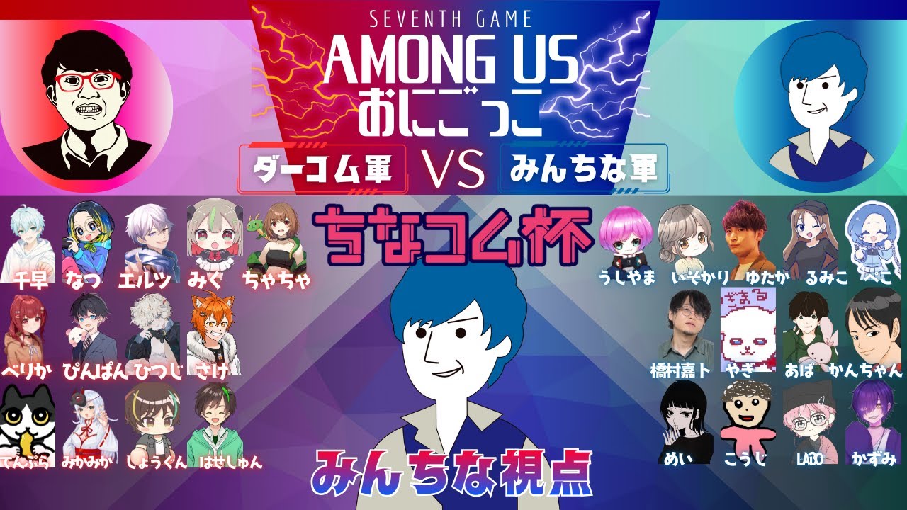 【Among Us】ちなコム杯2開幕！最終ゲーム「アモアス鬼ごっこ」