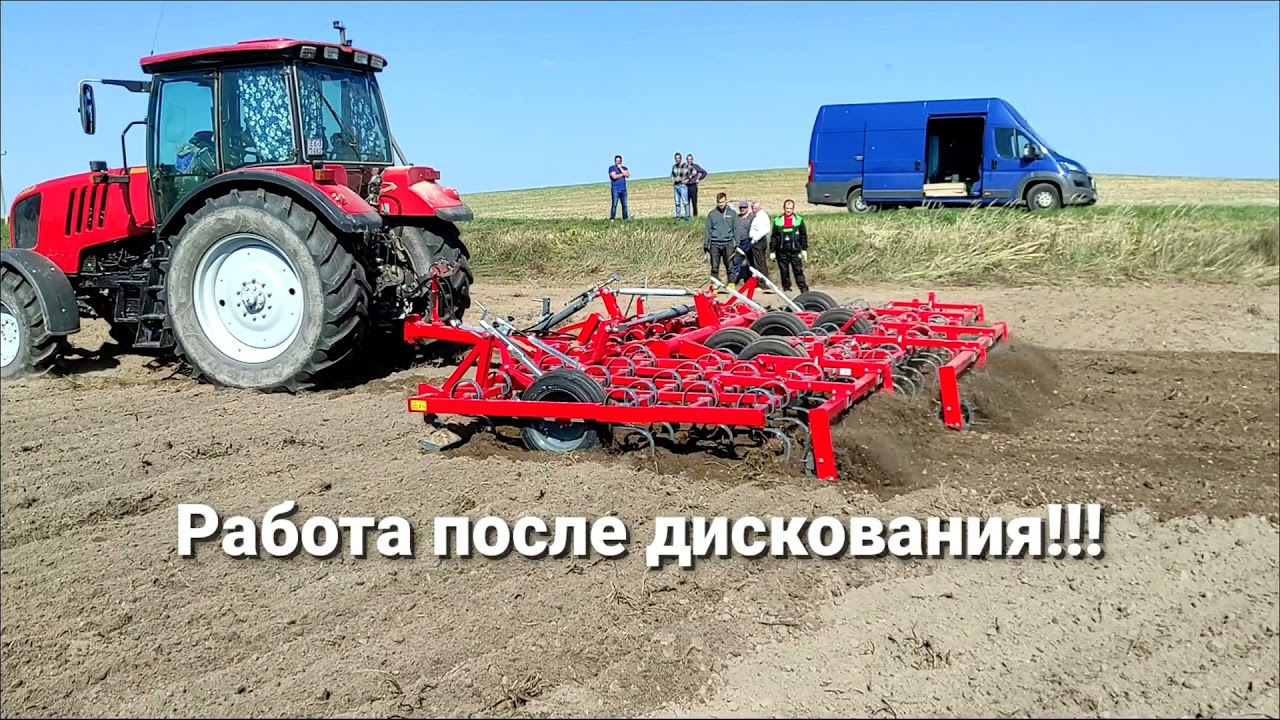 Первый запуск предпосевного культиватора VIKING 6,3(UNIA Польша)