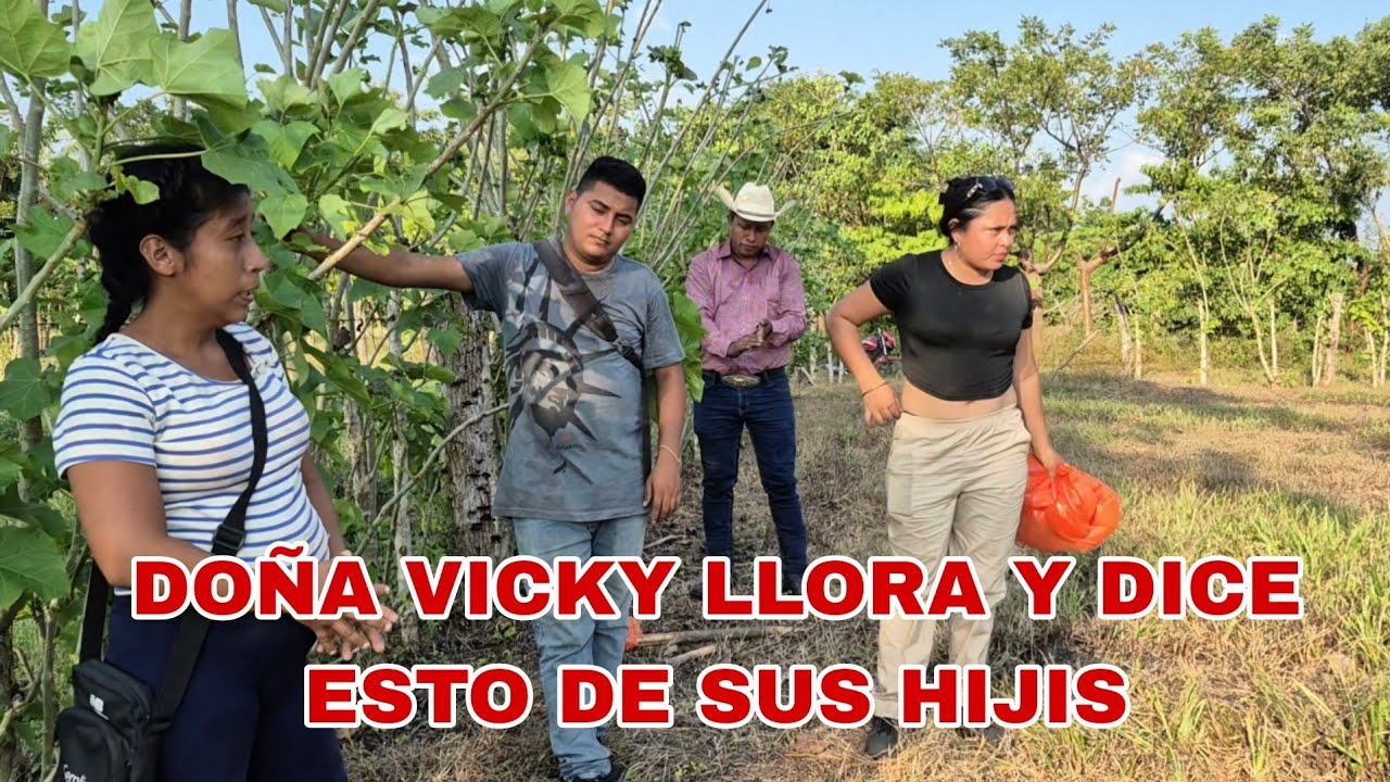 DOÑA VICKY dice que su sueño es tener un terreno para sus hijos😭