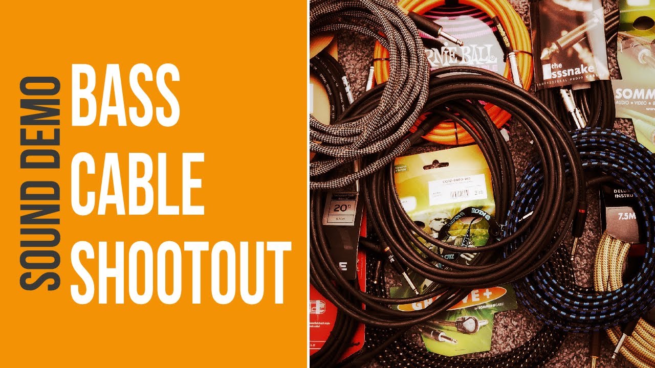 Bass Cable Shoot-Out: Comparing Instrument Cables for Electric Bass Guitar (no talking)
