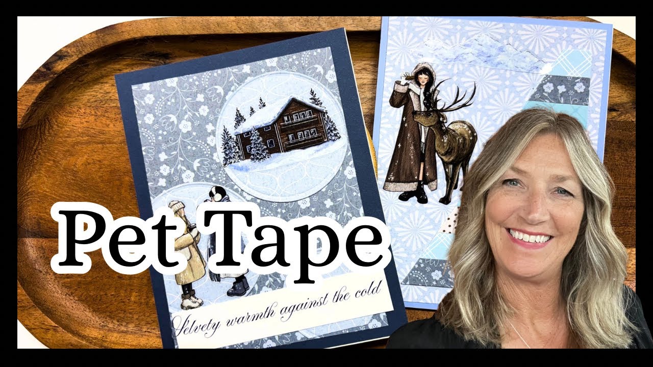Simple Card Making with Sketches and Pet Tape!