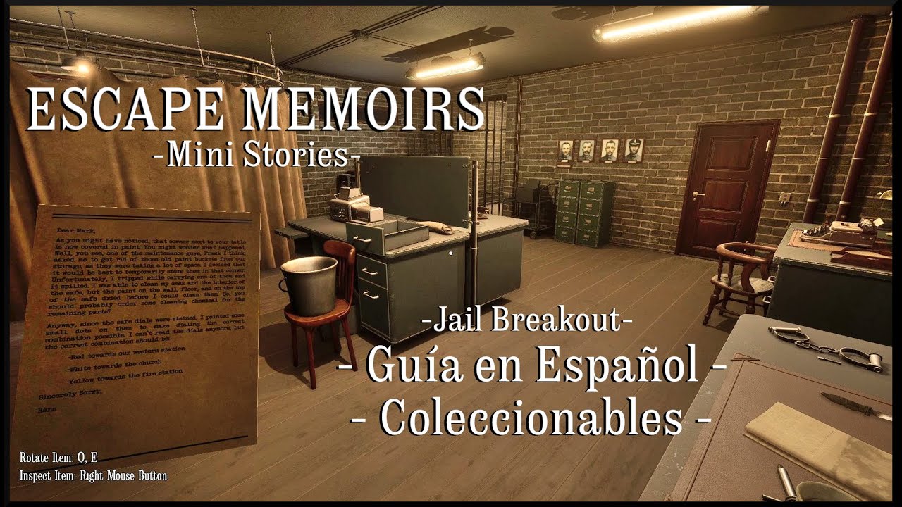 Escape Memoirs: Mini Stories - Guia en Español + Coleccionables - Jail Breakout - Juegazo de Ingenio