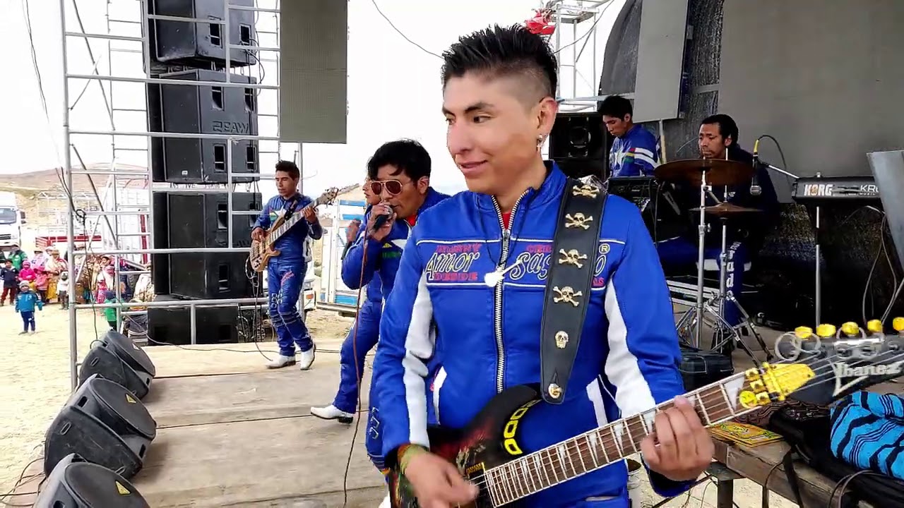 Amor Sagrado - Mentirosa - en vivo - puyo puyo  Video Oficial full HD Discos Zuma.
