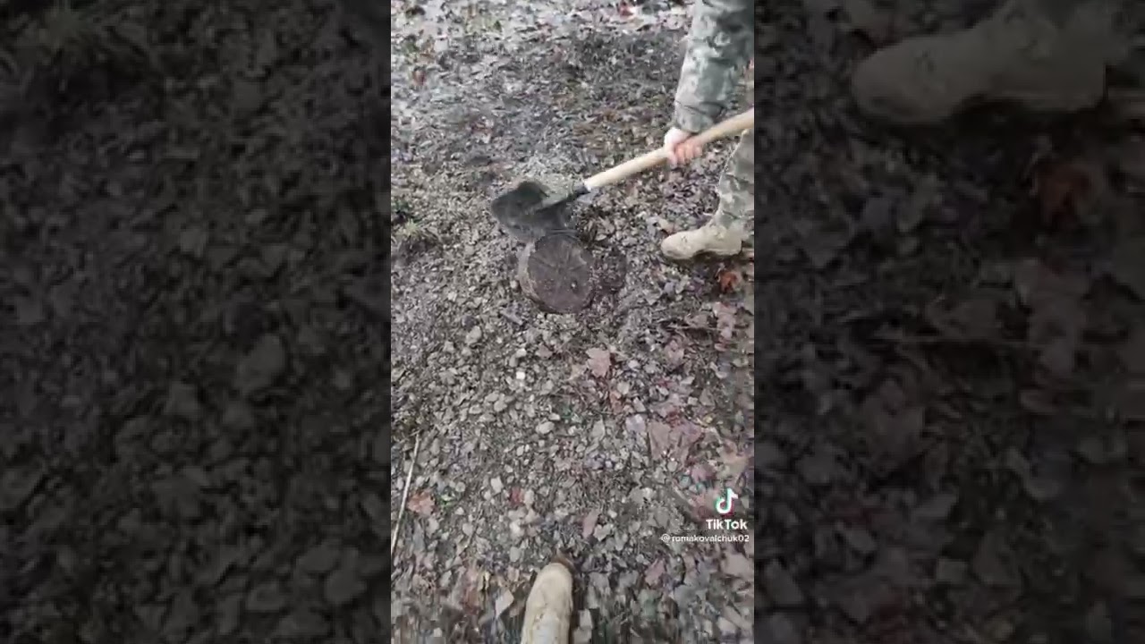 Land mine explosion