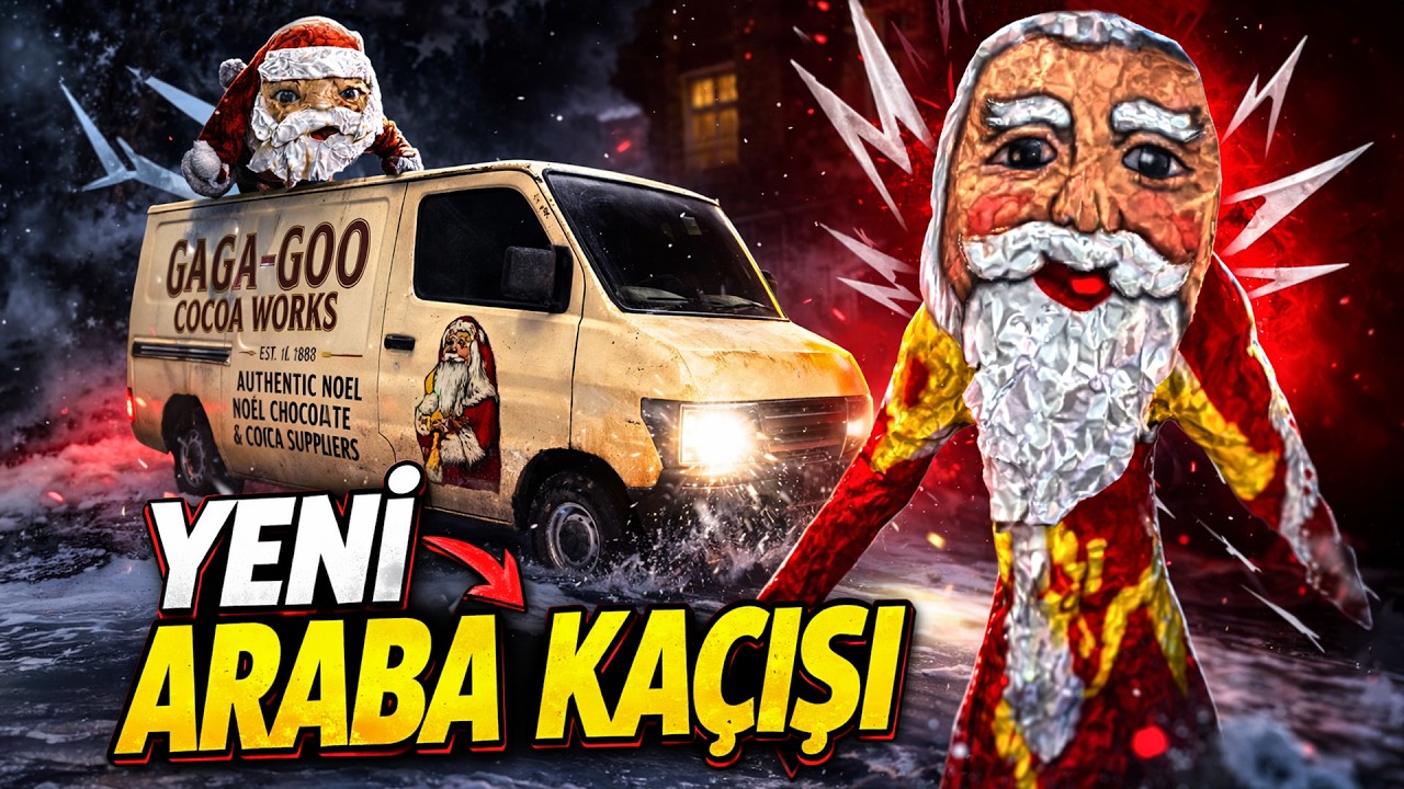 GOO GOO GAGA'NIN FABRİKASINDAN ARABA İLE KAÇTIK! 🚗🎅