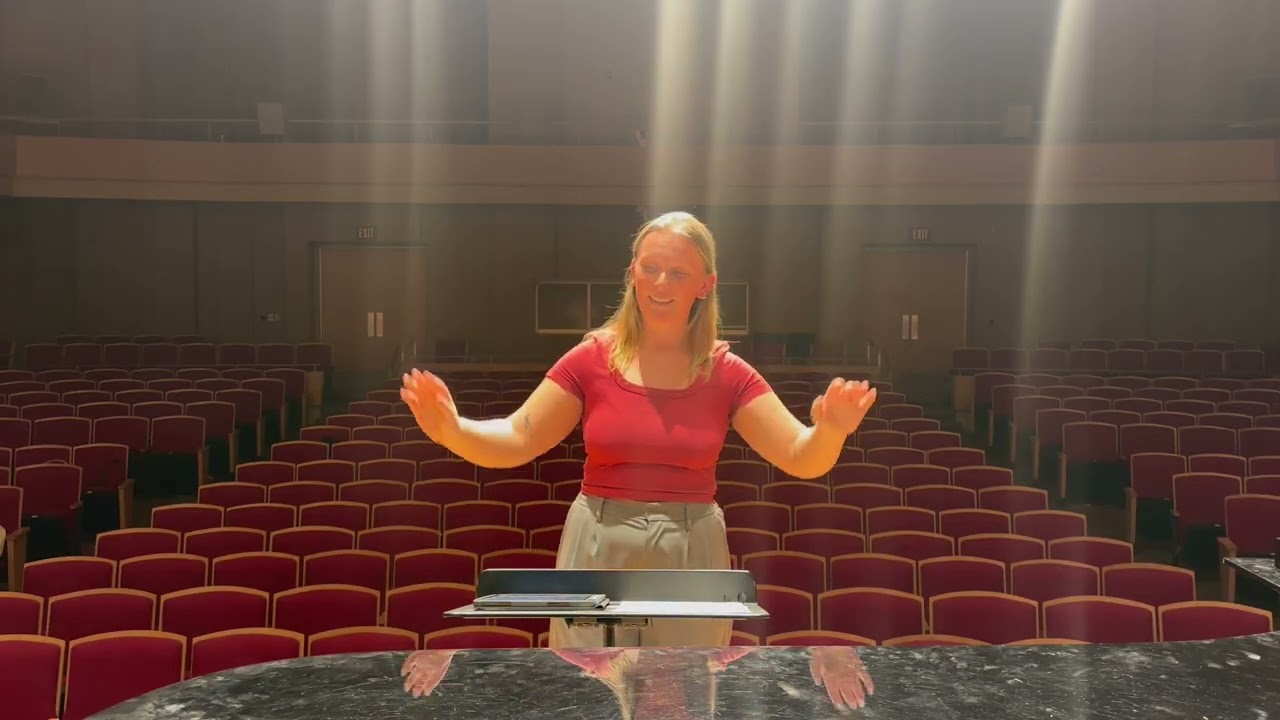 Rehearsal Veni Sancte Spiritus, Zanaida Robles