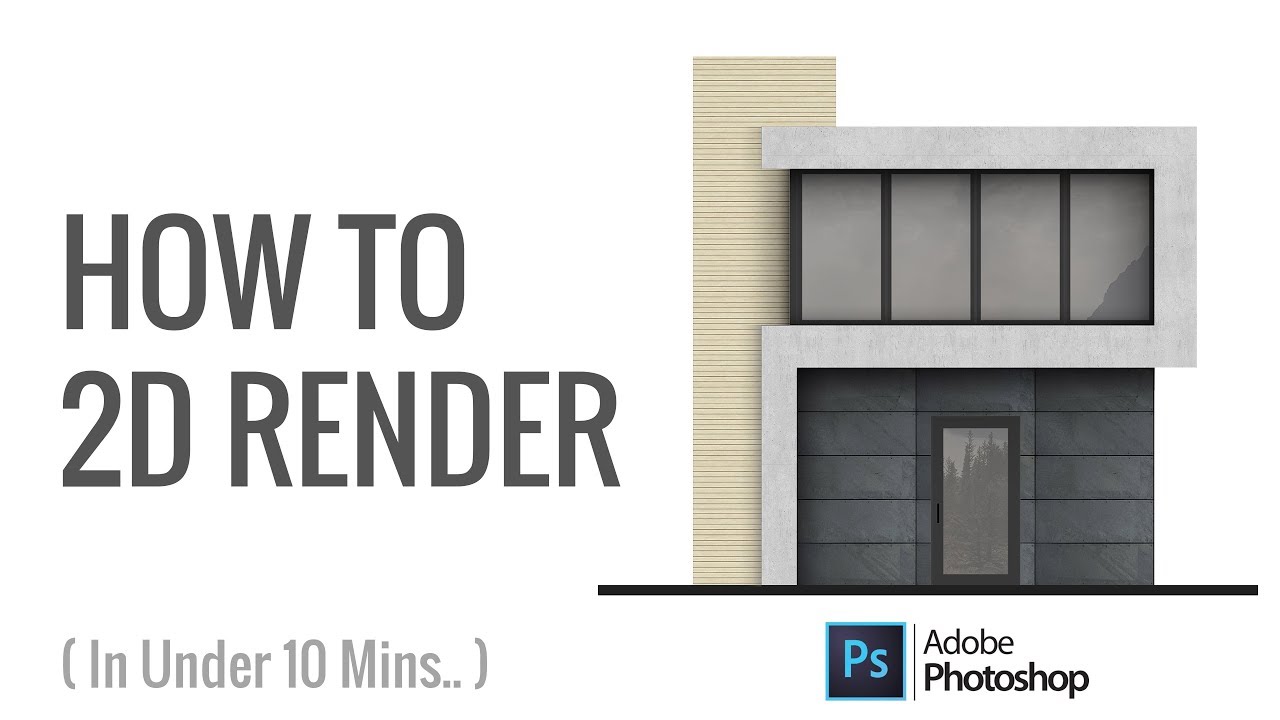 Architecture Elevation Photoshop&mdash; Photoshop Architecture Tutorial