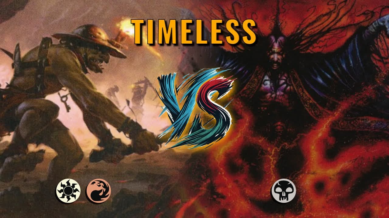 MTG Timeless - Boros Midrange by CunicoliGoblin VS Mono Black Midrange by uno