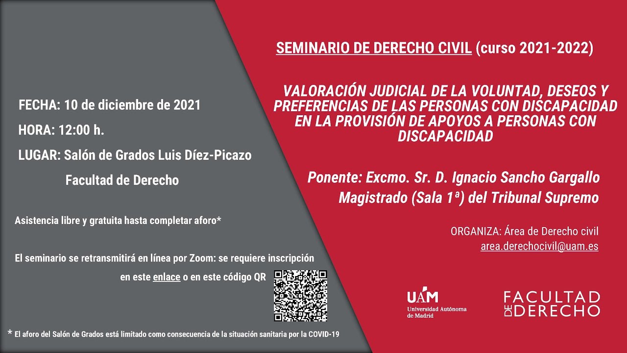 SEMINARIO DE DERECHO CIVIL ( curso 2021-2022 )