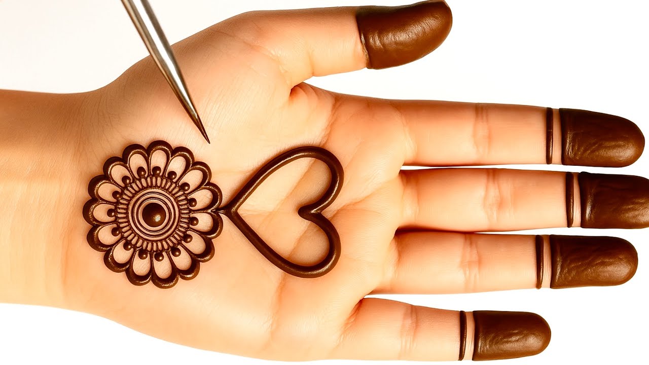 Very Easy Simple Arabic Mehndi design | Stylish Front hand Mehndi design | Mehandi design | Mehendi