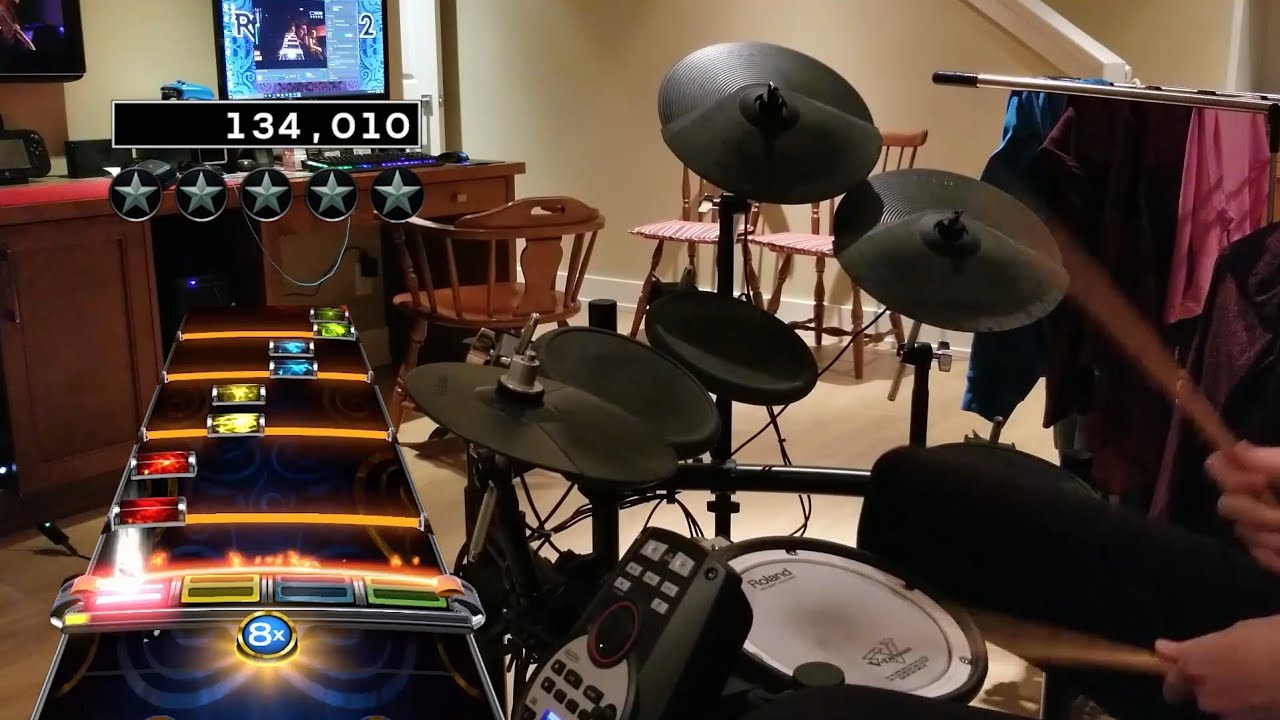 Hitch A Ride by Boston | Rock Band 4 Pro Drums 100% FC