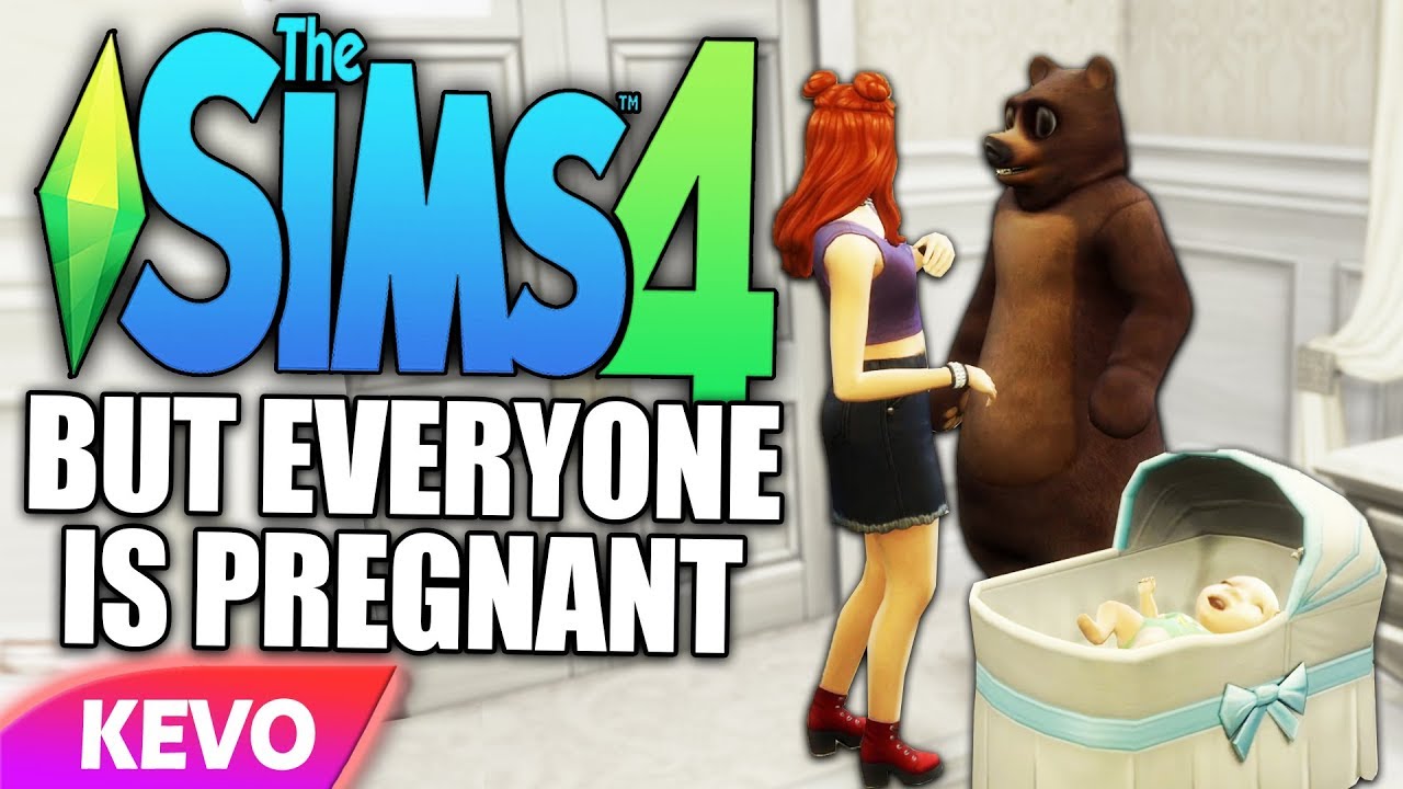 The Sims 4 but everyone is pregnant