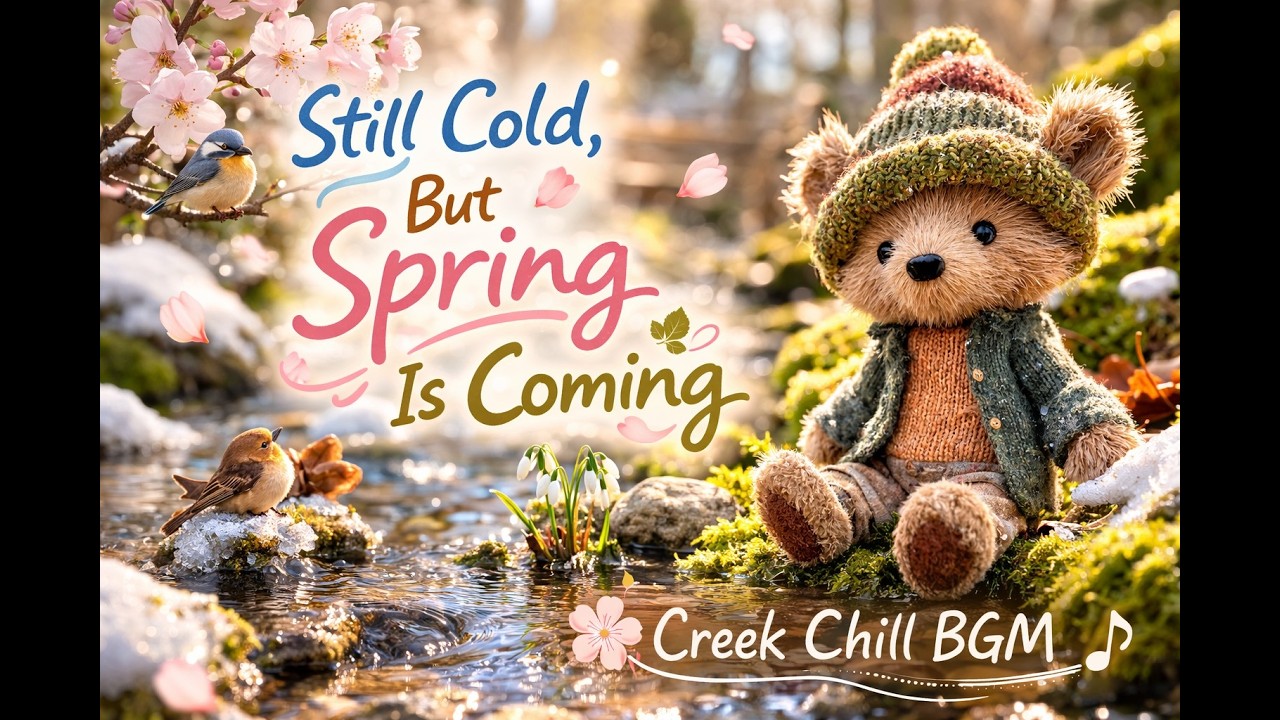 Still Cold, But Spring Is Coming 🧸🌸 ‐Creek Chill BGM