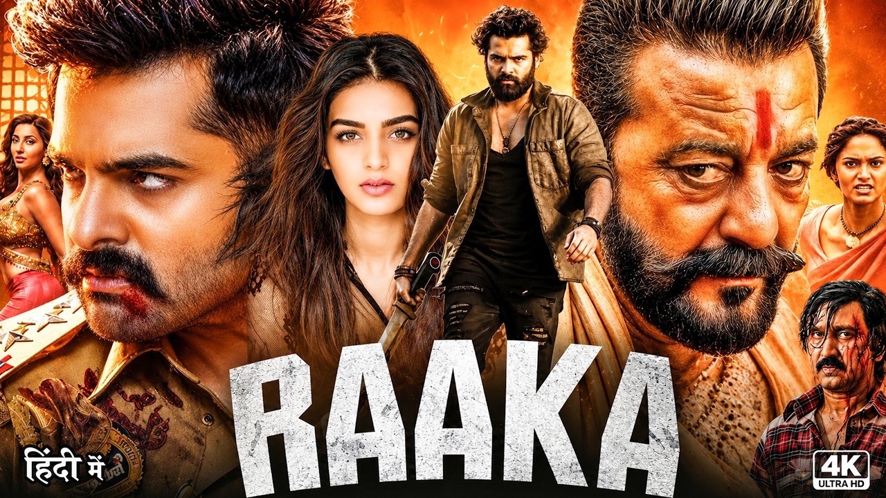 RAAKA Full Movie | Ram Pothineni, Sanjay Dutt  | New Blockbuster Hindi Dubbed Action Movie 2026